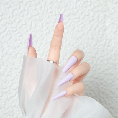 China French Made In China Qualityl Personal Care ABS Top NGO Finger Nails Press False Nails for sale