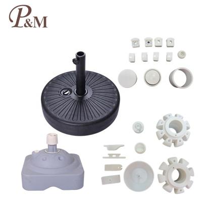 China 2022 One Stop Service Plastic Parts Umbrella Industrial Plastic Parts HDPE PET ABS PC PVC PP pe Beach Beach Bases for sale