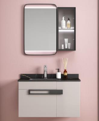 China Europe Style Modern Hanging Led Mirror Smart Bathroom Vanity With Sink for sale