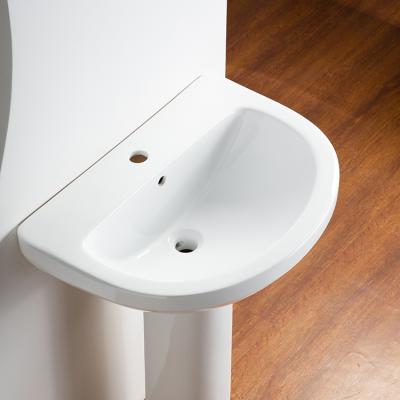 China Quality Hand Modern Low Price Guaranteed Wash Basin With Pedestal Price Pedestal Wash Basin for sale