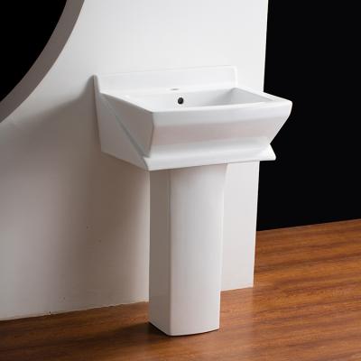 China Best Selling Modern Goods Using Hand Sink With Pedestal Price Pedestal Sink for sale