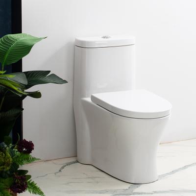 China Automatic Operation Wholesale Customized Siphonic High Quality Single One-Piece Toilets Good Quality for sale