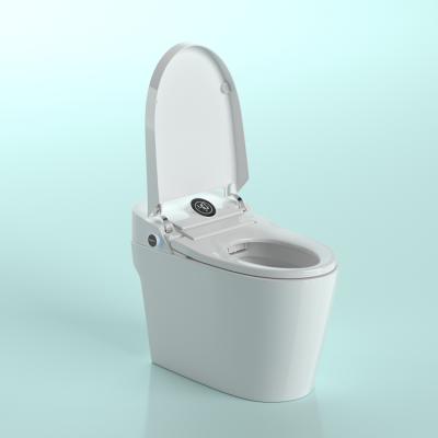 China Automatic Operation Bathroom Flush Floor Soft Narrow Intelligent Bidet Smart Toilet for sale