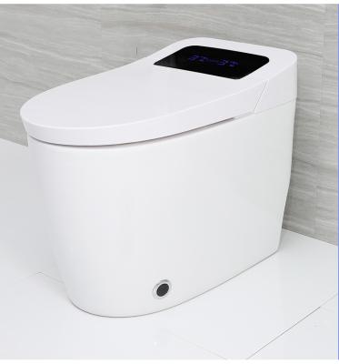 China Automatic Operation Japanese 110v One Piece Electric Bidet Attach Wc Ceramic Automatic Flush Intelligent for sale