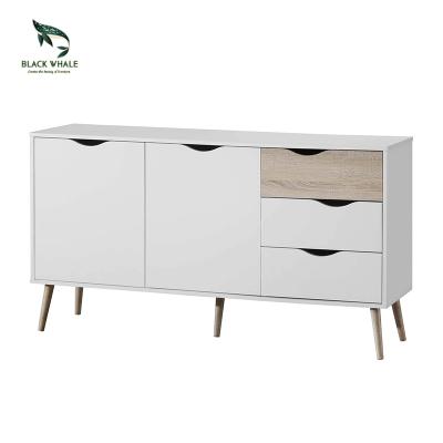 China Home Design Custornizable Living Room Bedroom MDF Storage Chest Drawers Modern Wood Furniture Wooden Cabinets for sale