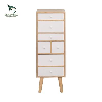 China Custornizable Manufacturer Bedroom Design Furniture Modern Wooden Chest MDF Cabinet Storage Drawers for sale