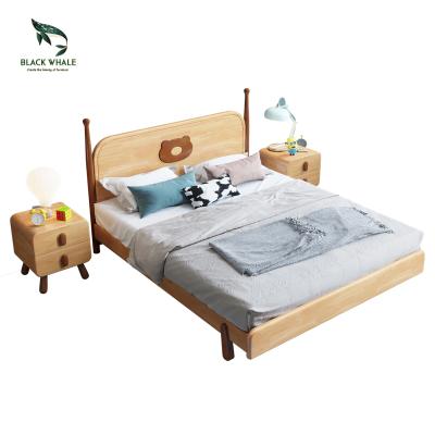 China Have Safety Railing Kids Bedroom Furniture Wooden Bunk Sets Children Beds for sale