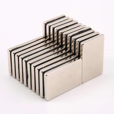 China Industrial Hot Selling Custom Block N52 N35 Rectangle Magnet Rare Earth Permanent Neodymium Magnet For Motor for sale