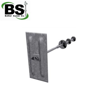 China Reinforce helical wall anchors with tie backs to reinforce the wall for sale