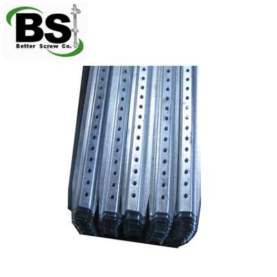 China Highway Safety Products Road Safety Perforated U Channel Galvanized Steel Sign Posts for sale