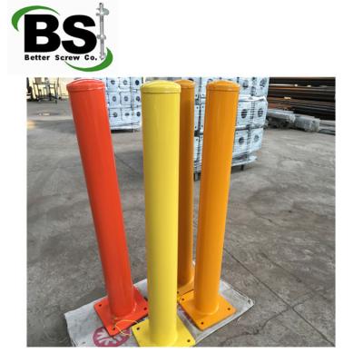 China Hot Sale Top Resistant Traffic Corrosion Prevention Steel Bollards | demountable steel pipe bollard for public safety for sale