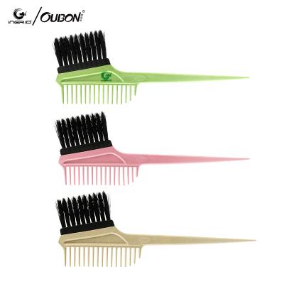 China Salon Straw Plastic Y2 Natural Hair Brush Nylon Hair Styling Brush Color Dye Tint Tool Accessories for sale