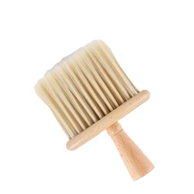 China Professional Salon Tools Barber Tools Neck Dust Brush For Hair Cutting Soft Bristle Hair Cloth Brush for sale