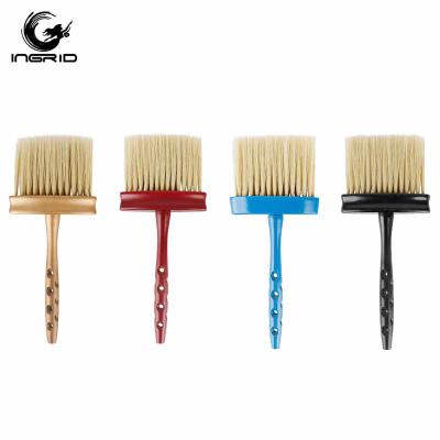 China Professional Custom Logo Plastic Hair Salon Tools Cleaning Comb With Brush Face Soft Beard Comb Cloth Cleaning Brush for sale