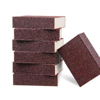 China Topwill Viable Magic Sponge Eraser Carborundum Removing Rust Cleaning Brush Descaling Clean Rub For Cooktop Pot Kitchen Sponge for sale