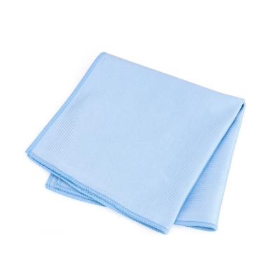 China Double Sided Microfiber Viable High Quality Quick Dry Towel Absorption Water Glass Cleaning Household Kitchen Double Sided Cloth for sale