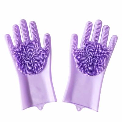 China House Kitchen Topwill Household And Multi Purpose Use Silicone Tableware Heat Resistant Rubbing Magic Glove for sale