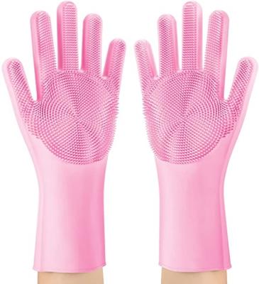 China Hot Selling Topwill Dishwashing Gloves House Kitchen Cleaning Wholesale Household Gloves Kitchen Dish Silicone Waterproof Gloves for sale