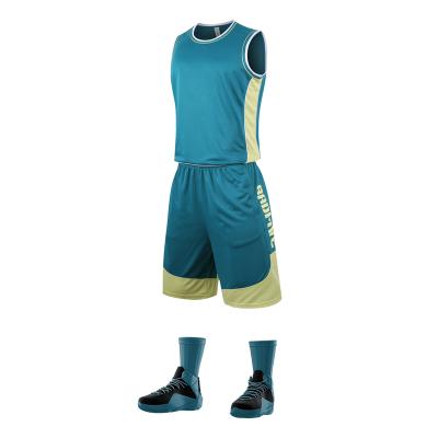 China Unisex Antibacterial And Comfortable Various Colors Easy Basketball Uniforms College Basketball Uniforms for sale