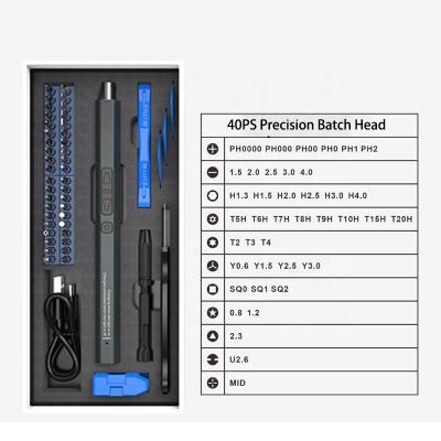 China Hot Multifunctional Right Rod Family Daily Use Commonly Tools Repair Used Electric Screwdriver Set Computer Repair Disassembler for sale