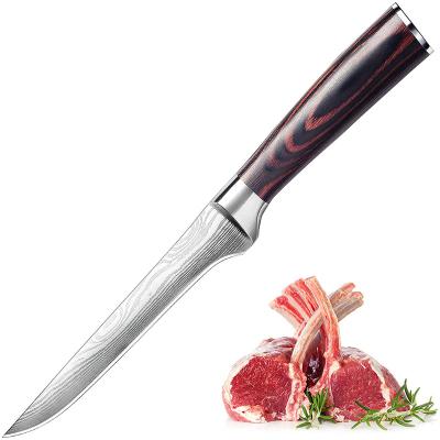 China Non-variable Handmade Stainless Steel Kitchen Knife Bone Cutter Fillet Fish Knives Boning Knives for sale