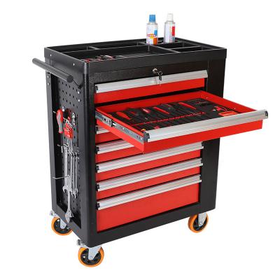 China Workshop Household Multi-Function Tool Cabinet 352 Piece Tool Cart Set Industrial Grade Auto Repair Set Heavy Duty Drawer Type Seven Layer Tool Cabinet Set for sale