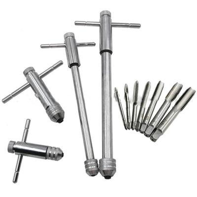 China ALLOY T-Handle M5-M12 Adjustable Ratchet Tap Wrench Machinist Tool for sale