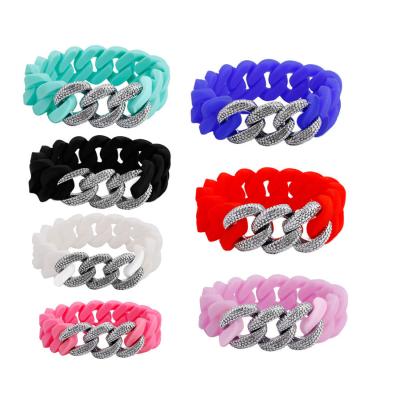 China New cool design men's and women's fashion environmental protection copper silicone wristband CLASSIC for sale