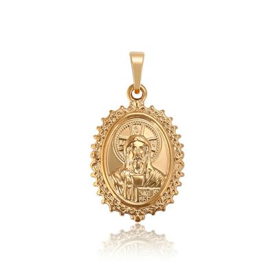 China CLASSIC Exquisite 18K Gold Neutral And Simple Multifunctional Environmental Copper Retro Pendant for sale