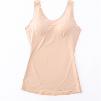 China New Fashion Breathable Popular Seamless Tank Sleeveless Stripper Ladies Invest Stretchy Top for sale