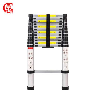 China Folding ladders specialize manufacturing foldable extension aluminum telescopic ladder for sale