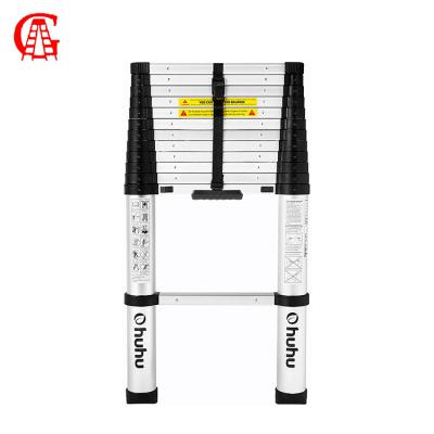 China Aluminum Folding Ladders Extension Ladder New Telescopic Design Telescoping Ladder for sale