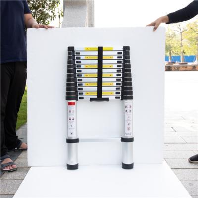 China Folding Ladders Loading Length Heavy Duty Adjustable Portable Ladder Aluminum Telescopic Bamboo Ladder for sale