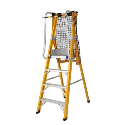 China Wide 3 Steps Folding Ladders Super Movable Platform Steel Ladder for sale