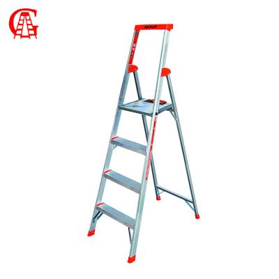 China Folding Ladders 150KG Book Right Rating 6 Foot Step Ladder With Platform for sale