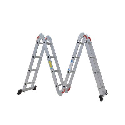 China Professional Durable Aluminum Folding Ladder Four Folding Ladder Folding Ladders for sale