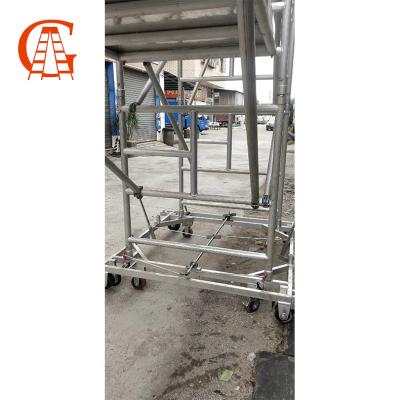 China Modern portable steel aluminum scaffolding tower aluminum ringlock scaffolding for sound and light for sale