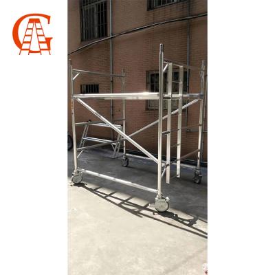 China Modern Movable Aluminum Climbing Ladder Scaffolding for sale