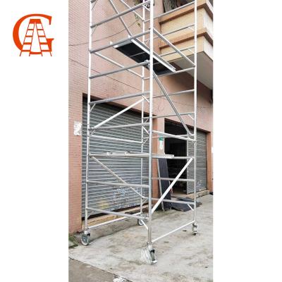 China Modern Space Scaffolding Construction Aluminum Profile Frame Scaffolding With Snap Lock Frame Scaffolding for sale