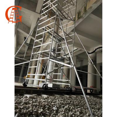 China Factory price modern aluminum mobile stair scaffolding for sale