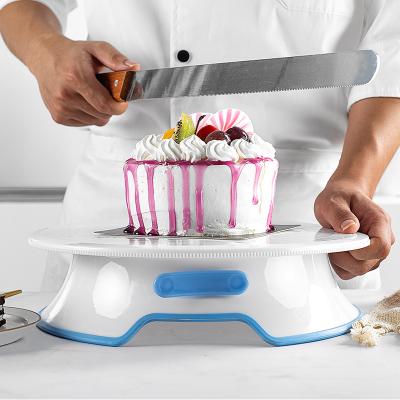 China Viable Hot Sale Cake Decorating Set Baking Tools Turning Cake Stand Turntable Supplies Silicon Cake Stand for sale