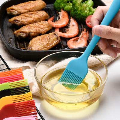 China Sustainable Small Silica Gel Barbecue Brush for sale