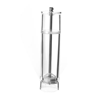 China Viable Clear Acrylic Manual Pepper Grinder for sale