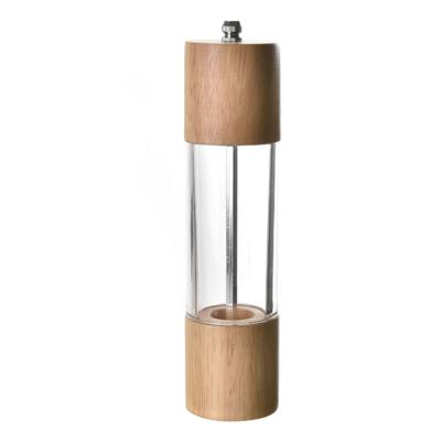 China Viable Oak Mosaic Acrylic Pepper Grinder for sale