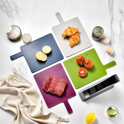 China New Viable Best Selling Amazon Products Kitchen Accessories 4 Pieces Plastic Cutting Board Set Classify Chopper for sale