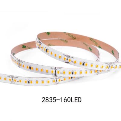 China High quality warehouse 2835 SMD 120leds/m 12V 24V led strip light with 4mm 5mm width PCB for sale