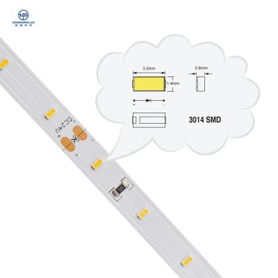 China Best Warehouse CP Ra90 60LEDS 3014 LED Strip IP20 24V 8mmPCB for sale