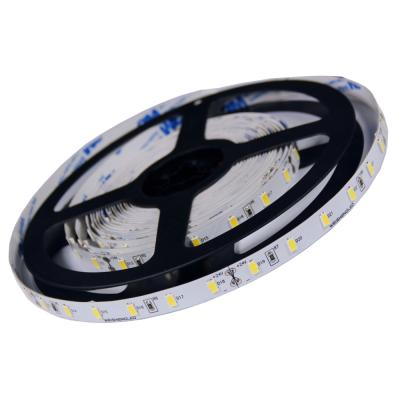 China Hotel DC24V 5730 60leds/m led strip light RA86.7 128LM/W 9W/m 1154LM/m 5years warranty 5years warranty 10MM PCB 3.0Oz DC24V for sale