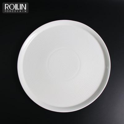 China Durable Ceramic Porcelain Plate &Restaurant Dish 11.5