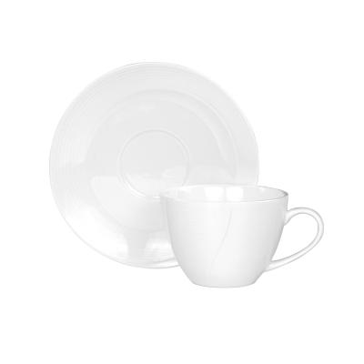 China Wholesale Disposable Coffee Tea Set Ceramic Coffee Cup And Saucer for sale